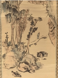 青木夙夜《秋景山水图》NO.2025.12.09.60